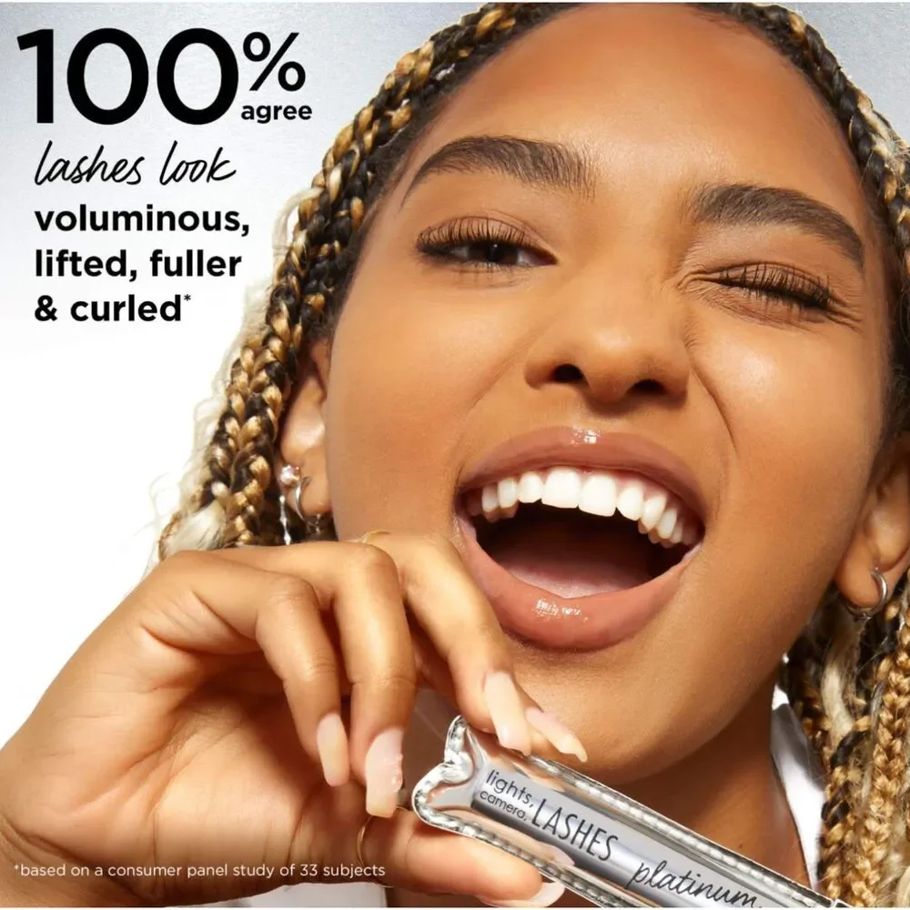 NIB Tarte Lights, Camera, Lashes Platinum Mascara in Black